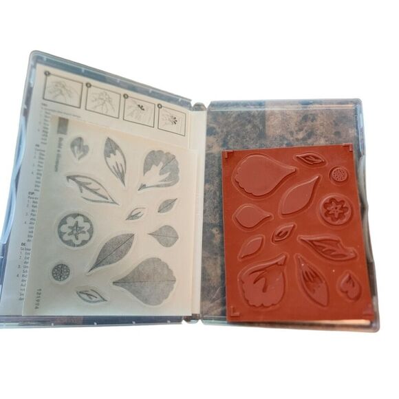Stampin' Up! BUILD A BLOSSOM Stamp Set of‎ 121994 Floral Leaf Fall Spring - Picture 5 of 5
